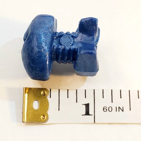 Vintage Mixed 1990's Gogos Crazy Bones Lot of 20 Various Blues Sizes .75" - 1" - Picture 10 of 10